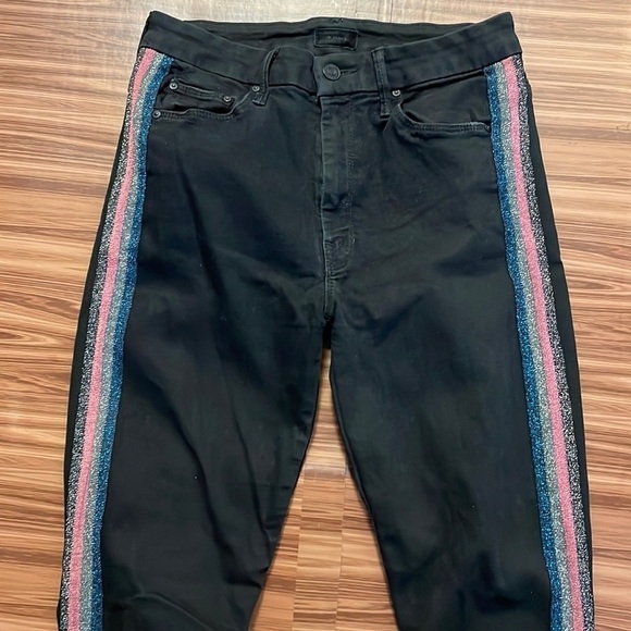 Mother High Waisted Looker Ankle Fray Jeans Size 27 - Picture 2 of 10